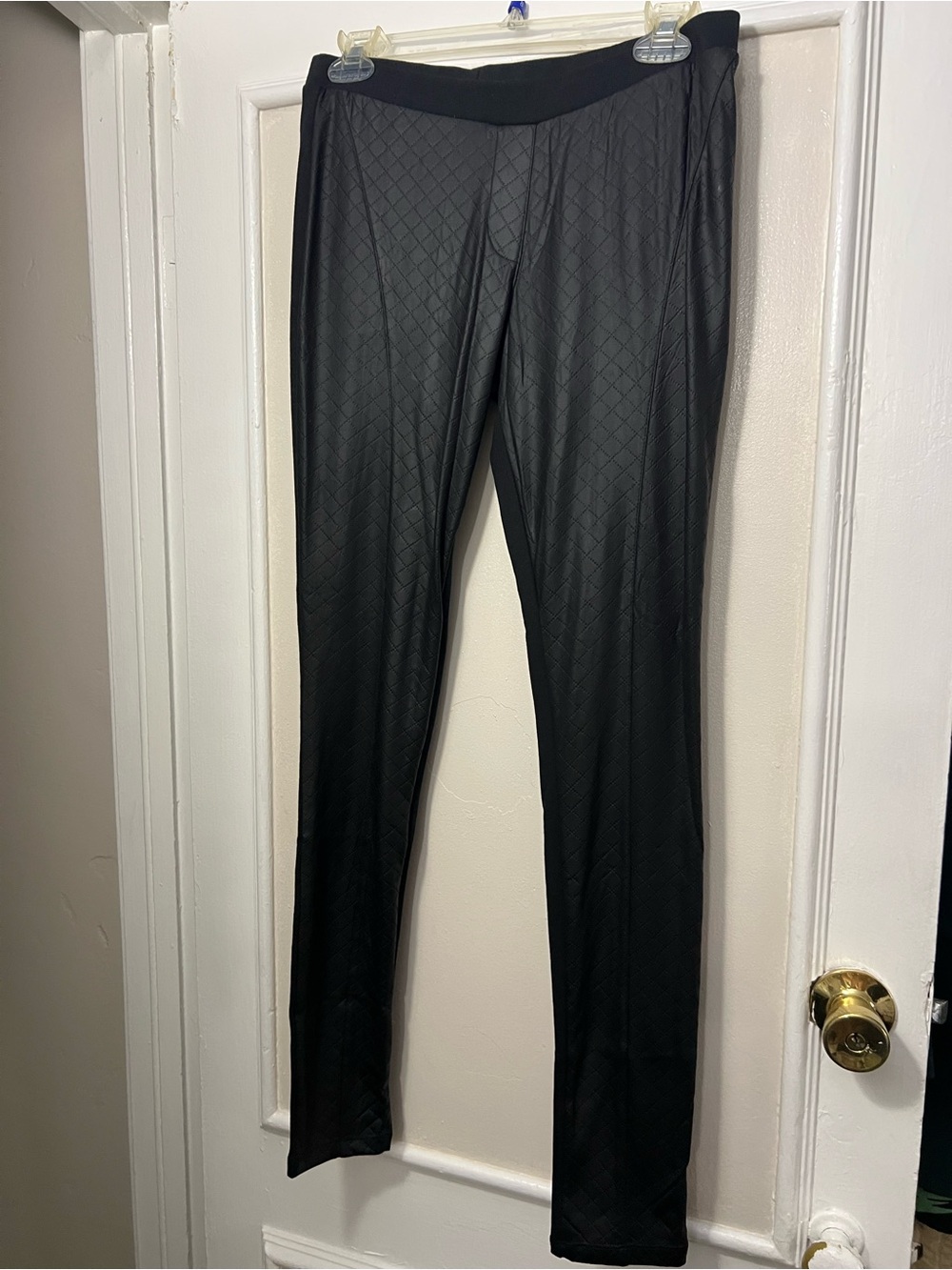 Women’s Black Quilted Performance Pants